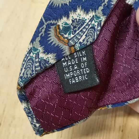 Vintage Christian Dior Monsieur Tie Men's 100% Silk USA - Picture 5 of 5